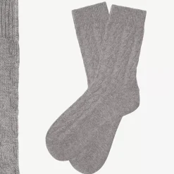 Chaussettes Motif Torsade