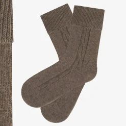 Chaussettes Torsadée Avec Revers