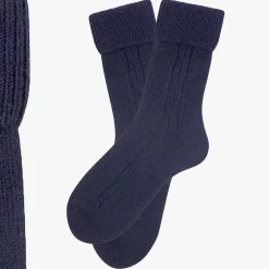 Chaussettes Torsadée Avec Revers